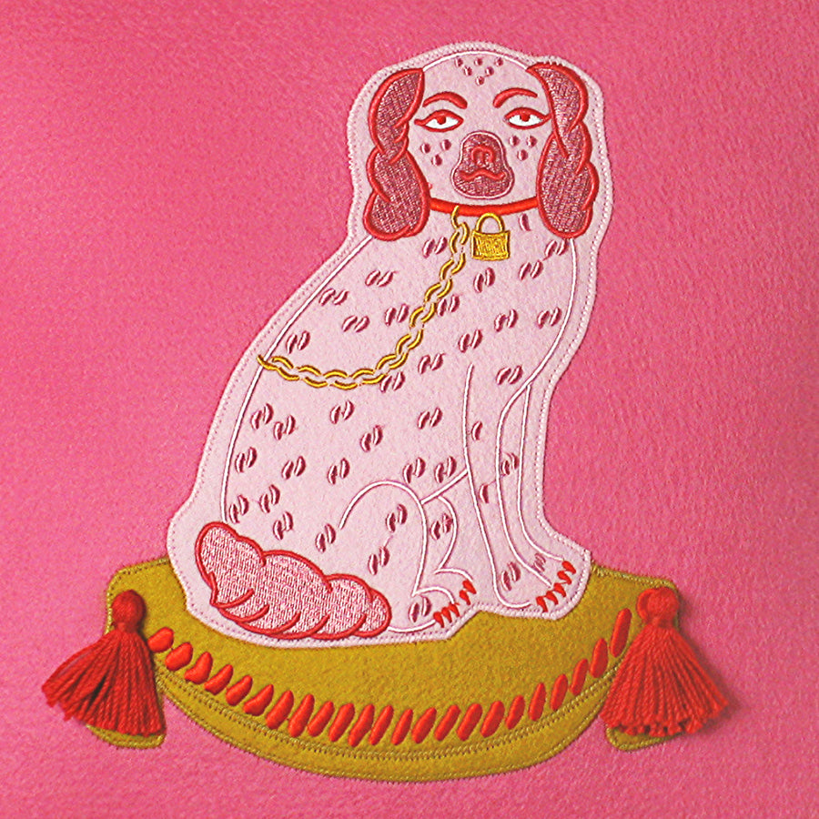 Buffy Single Dog Decorative Pillow - Willa Heart Collection