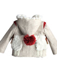 Limited Edition: Lucky Llama Coat - Size 8 years Only