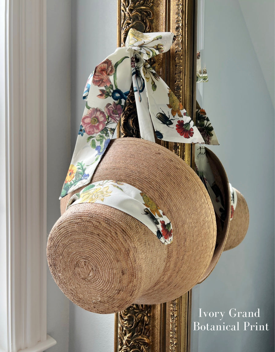 Ladies Beachcomber Hat with choice of Print Sash