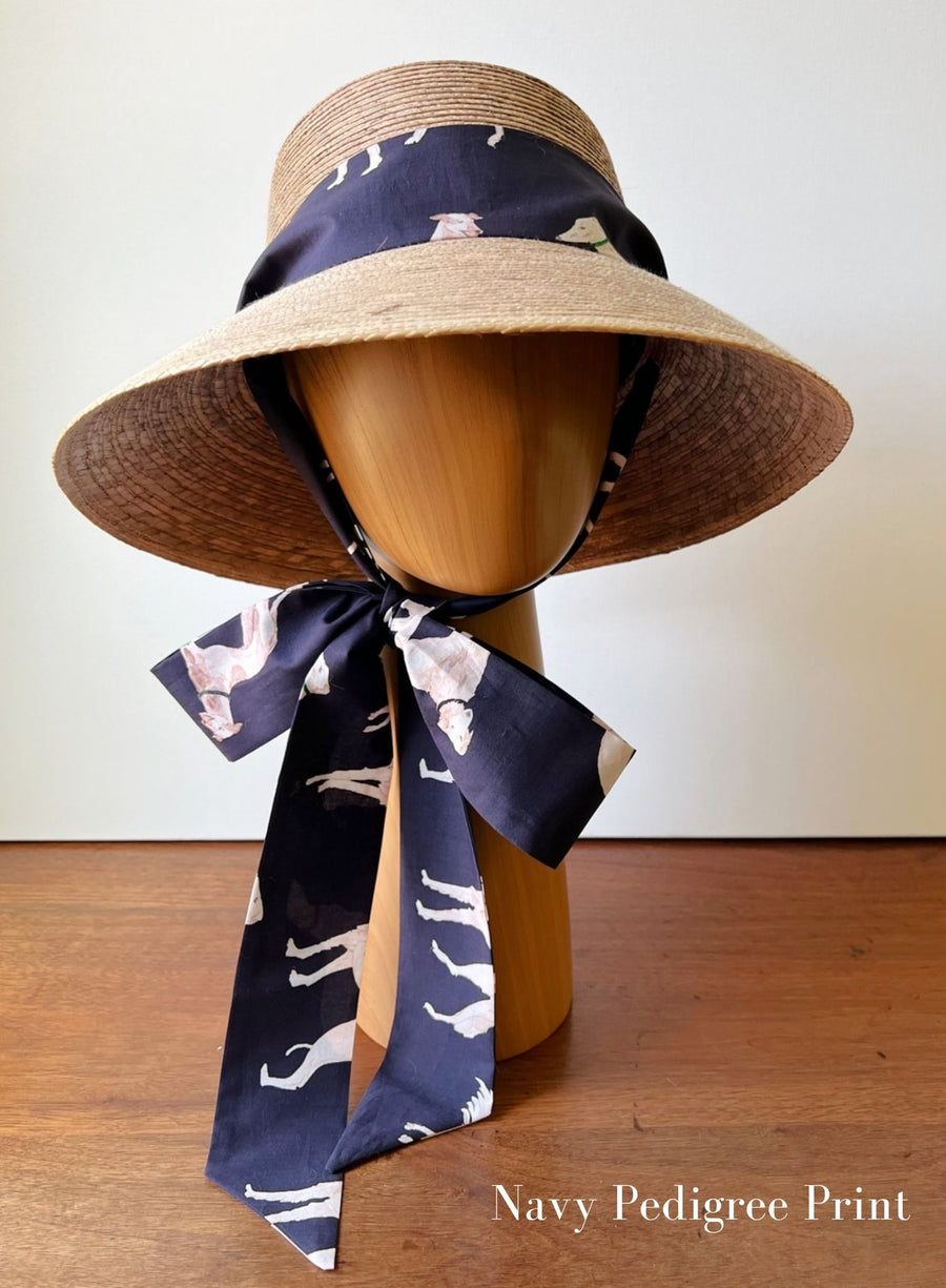 Ladies Beachcomber Hat with choice of Print Sash