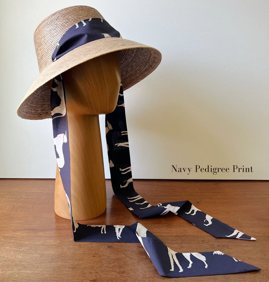 Ladies Beachcomber Hat with choice of Print Sash