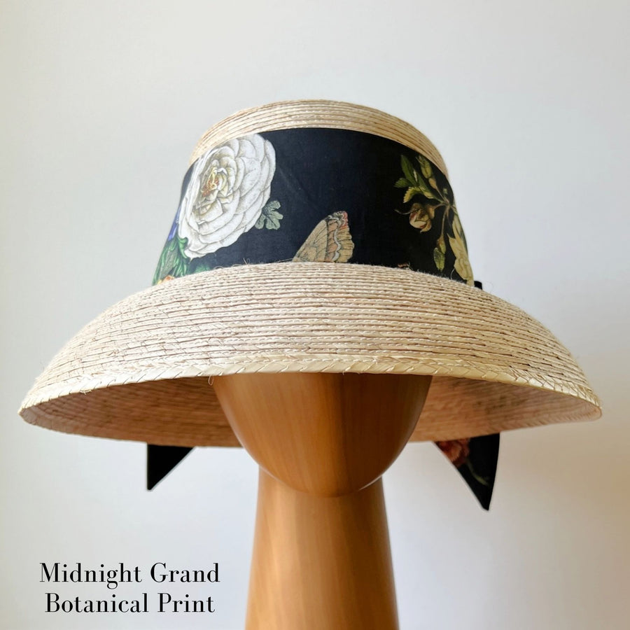 Molly Goodall Midnight Grand Botanical Middy Bow Hatband