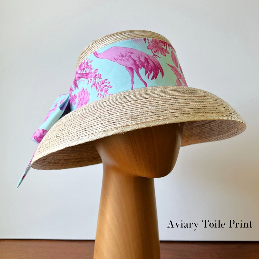 Molly Goodall Aviary Toile Middy Bow Hatband