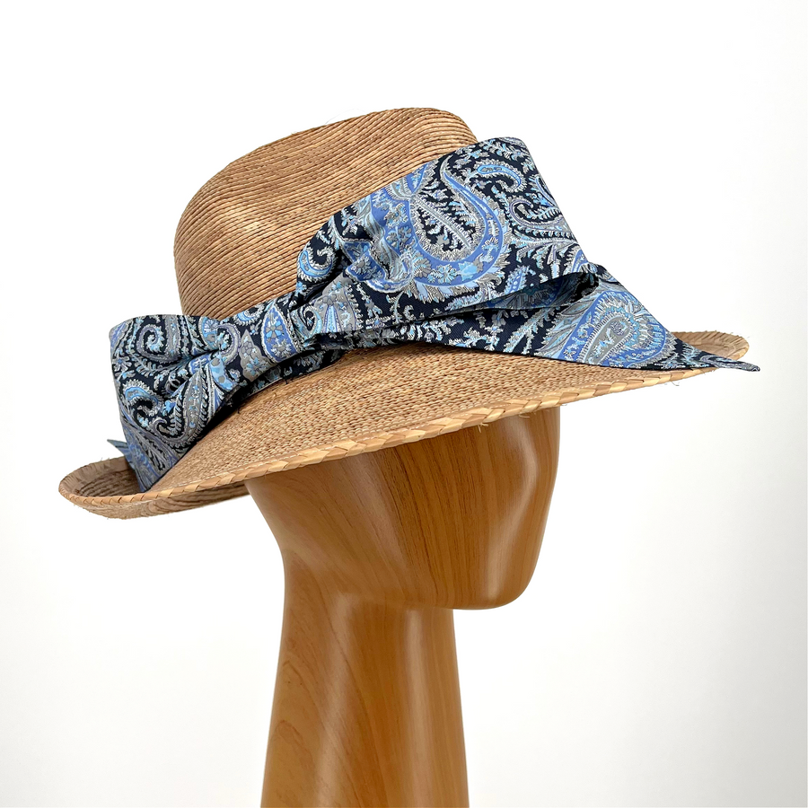 Ladies Paisley Market Hat with Liberty London Hatband