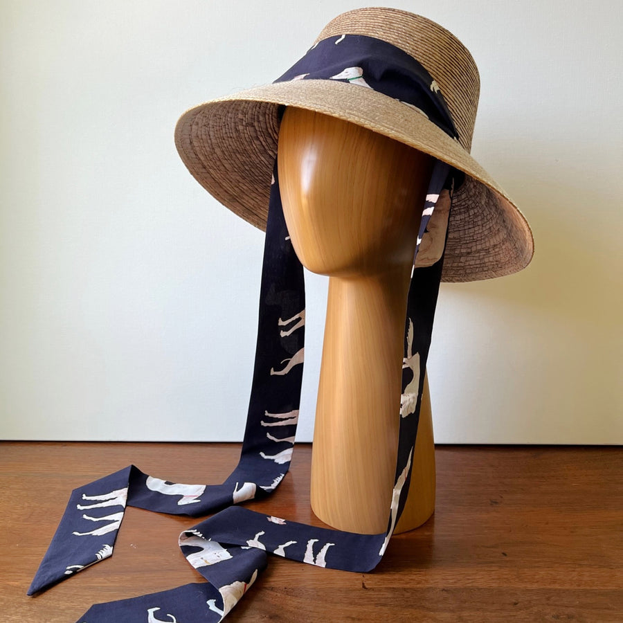 Ladies Beachcomber Hat with choice of Print Sash
