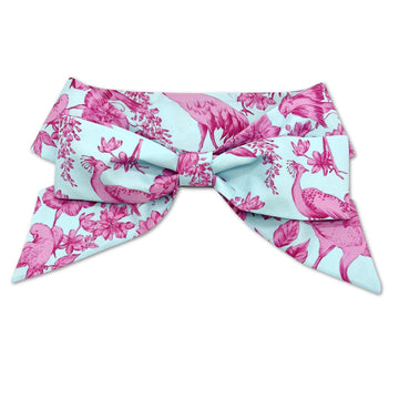 Molly Goodall Aviary Toile Middy Bow Hatband