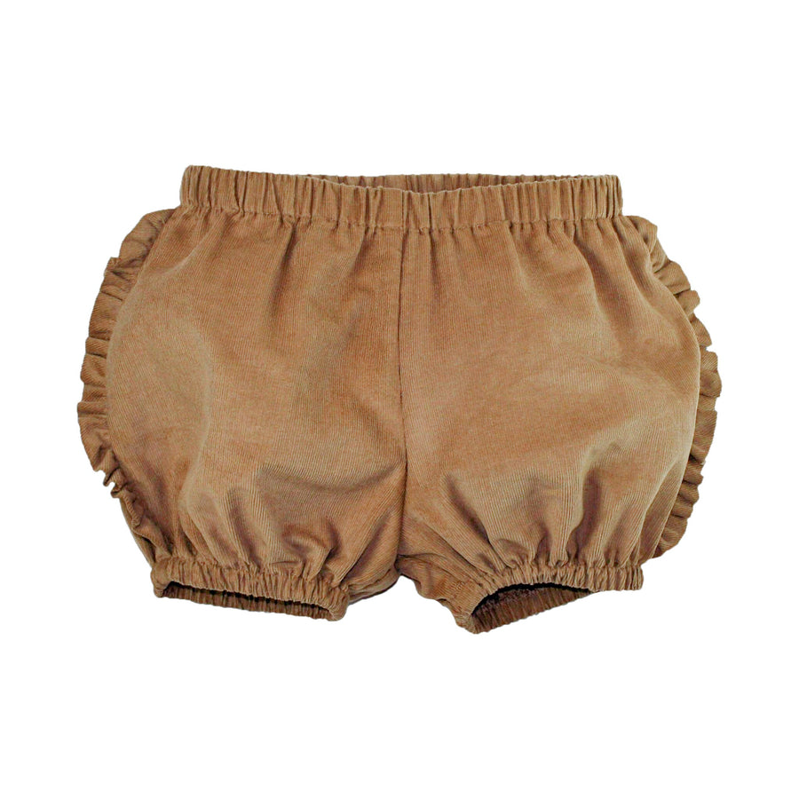 Fawn Babycord Frilly Shorts- 6 and 9 months, 6 years only